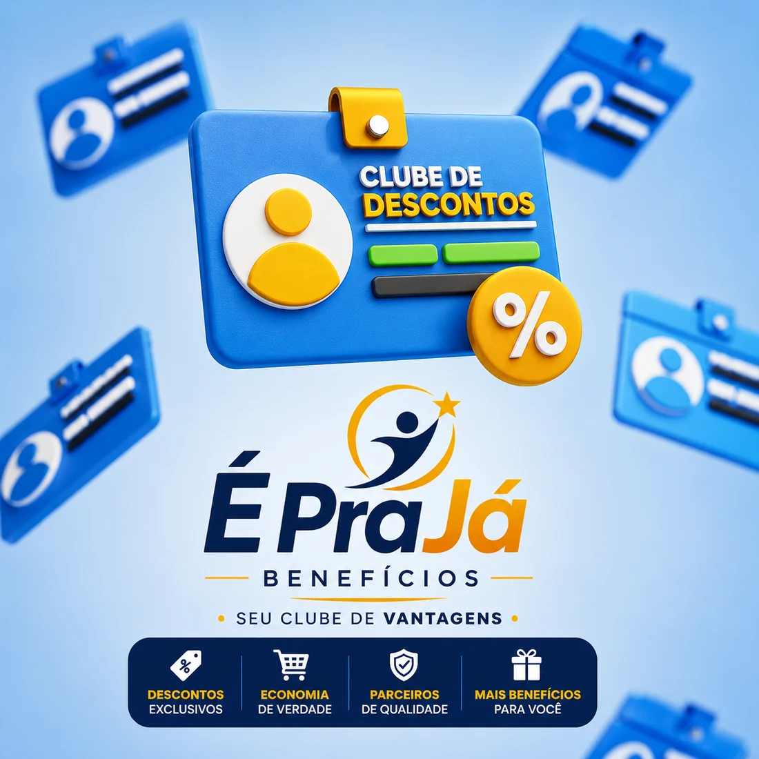 É PraJá Benefícios — clube de descontos e vantagens